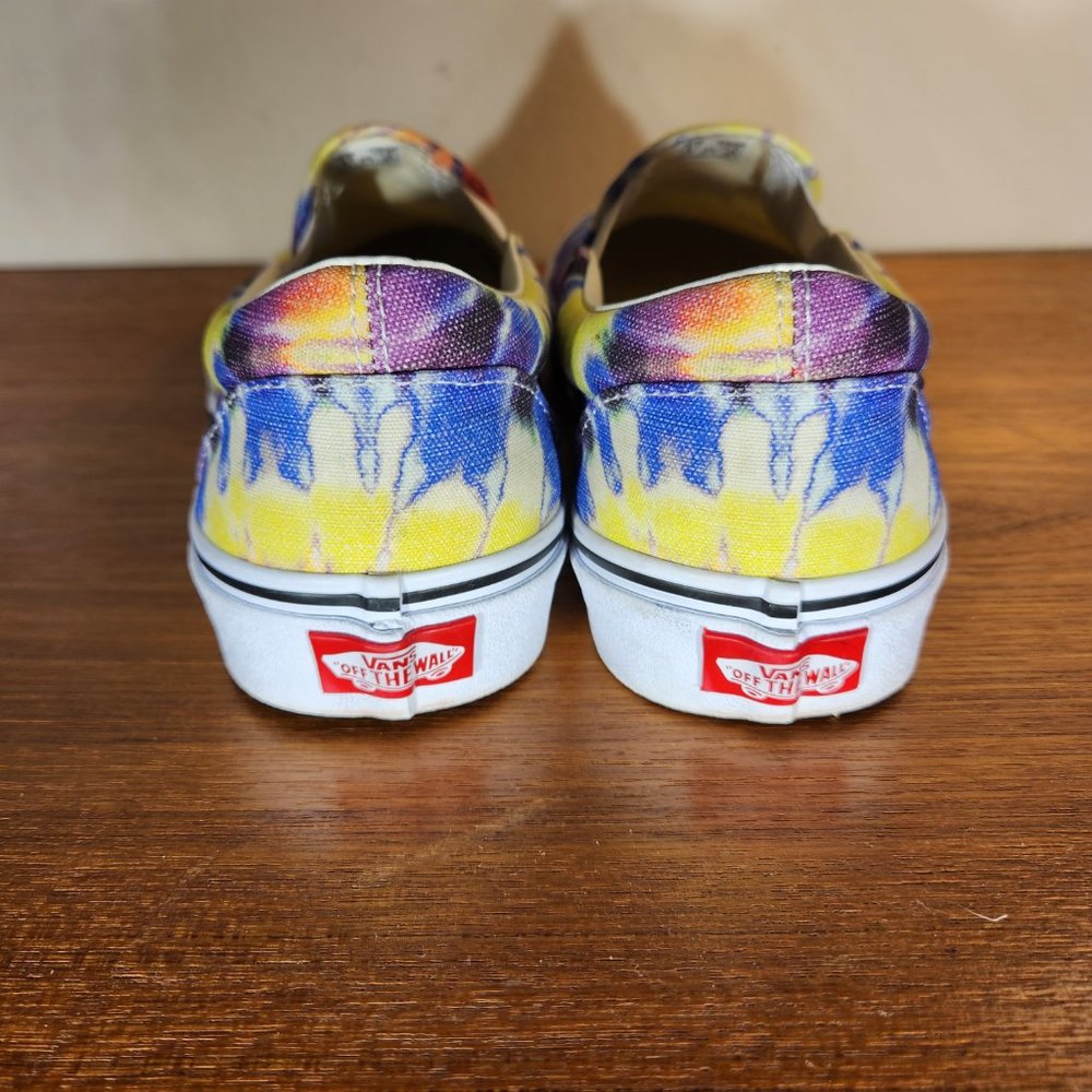 VANS Classic Slip-on Canvas Tie Dye Multi-Color Men (8.5)/ Women (10.0) - Picture 4 of 11